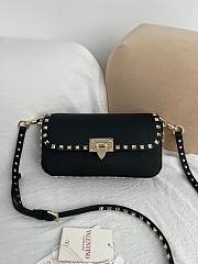 Valentino Garavani Rockstud Shoulder Bag black 24x12x6cm - 1