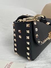 Valentino Garavani Rockstud Shoulder Bag black 24x12x6cm - 4