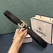 Chanel Black Belt 3cm - 1