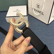 Chanel Black Belt 3cm - 3