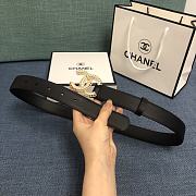 Chanel Black Belt 3cm - 2