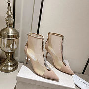 Jimmy Choo Bing 100 crystal-embellished boots - 1