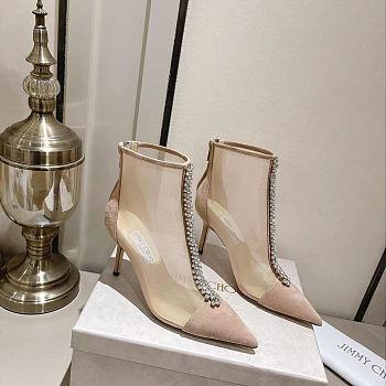 Jimmy Choo Bing 100 crystal-embellished boots