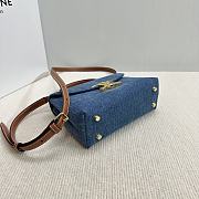 Celine Teen Nino Bag Denim 20.5x13x8cm - 5