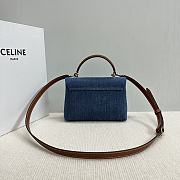 Celine Teen Nino Bag Denim 20.5x13x8cm - 2