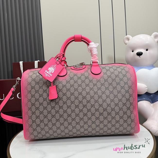 Gucci medium duffle bag Beige Pink 44x29x25cm - 1