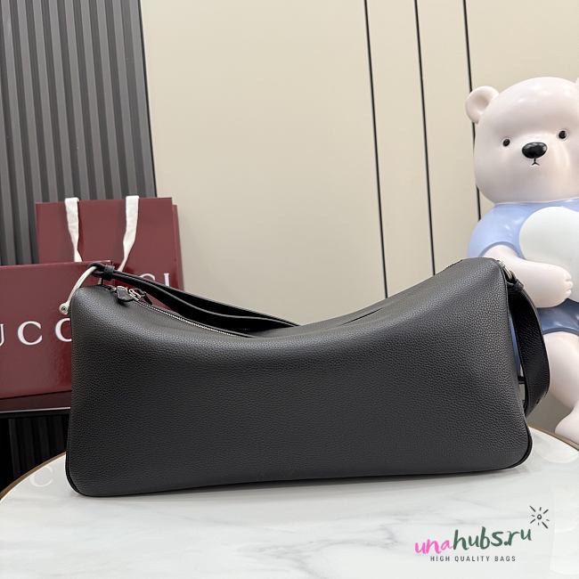 Gucci Half Horsebit crossbody bag black 44x21x15cm - 1