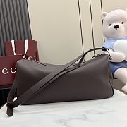 Gucci Half Horsebit crossbody bag dark brown 44x21x15cm - 4