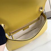 Gucci Blondie medium top handle bag yellow 26.5x16.5x8.5cm - 2