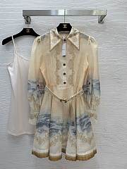 Zimmermann Multi Linen-Silk Mini Dress - 1