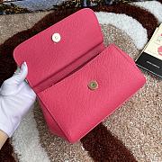 Dolce & Gabbana Small Sicily Fuchsia Pink 20x17x7cm - 3
