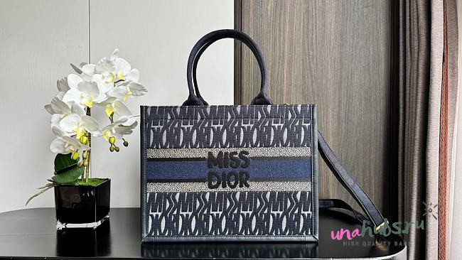 Dior Book tote blue 36.5x28x16.5cm - 1