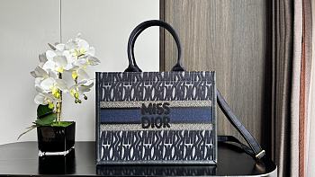 Dior Book tote blue 36.5x28x16.5cm
