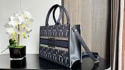 Dior Book tote blue 36.5x28x16.5cm - 4