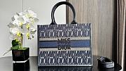 Dior Book tote blue 36.5x28x16.5cm - 3