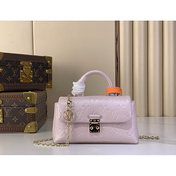 Louis Vuitton Nano Madeleine Monogram Vernis Snowy Pearl 21x12.5x6cm