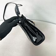 Prada Bonnie leather mini shoulder bag black 20x19.5x7cm - 3