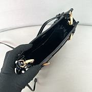 Prada Bonnie leather mini shoulder bag black 20x19.5x7cm - 4