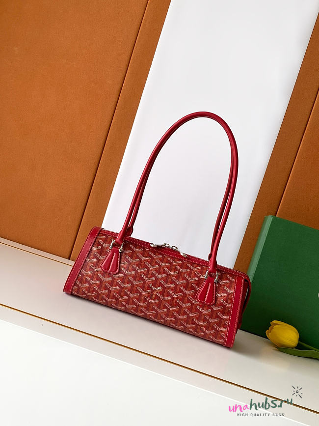 Goyard Bonbonnière bag red 30x10.5x12cm - 1
