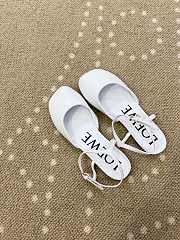 Loewe Toy Ankle Strap Ballerina white - 3