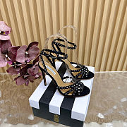 Aquazzura 105m Tequila Sandals black - 1