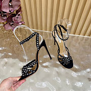 Aquazzura 105m Tequila Sandals black - 4