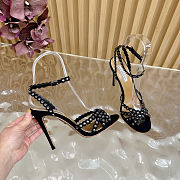 Aquazzura 105m Tequila Sandals black - 3