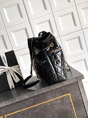 Chanel Tote Bag Black Lambskin 32x8.5x26cm - 3