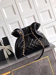 Chanel Tote Bag Black Lambskin 32x8.5x26cm - 2