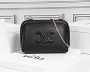 Celine Clutch on Chain IN smooth calfskin black 16.5x11x8cm - 1