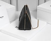 Celine Clutch on Chain IN smooth calfskin black 16.5x11x8cm - 5