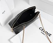 Celine Clutch on Chain IN smooth calfskin black 16.5x11x8cm - 2