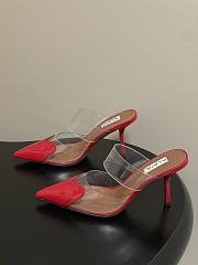 Alaia Black Heels red 8.5cm - 4