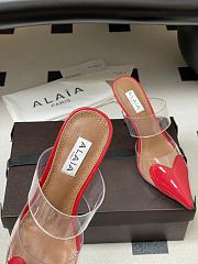 Alaia Black Heels red 8.5cm - 2
