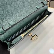 Gucci Half Horsebit wallet on chain green 20x12x3.5cm - 2