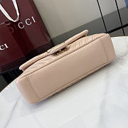 Gucci Marmont medium shoulder bag pink Beige 26x15x7cm - 5