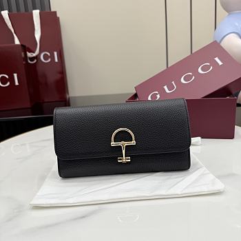 Gucci Softbit continental wallet black 19x10x3.5cm
