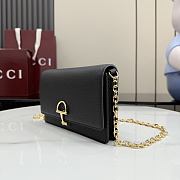 Gucci Half Horsebit wallet on chain black 20x12x3.5cm - 5