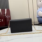 Gucci Half Horsebit wallet on chain black 20x12x3.5cm - 4