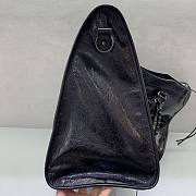 Balenciaga Le City Travel Bag in black Arena lambskin 55x35x20cm - 4
