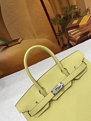 Hermes Birkin 30 Yellow Togo Silver 30cm - 4