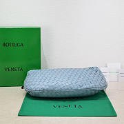 Bottega Veneta Jodie Blue Leather Bag - 48x40x16cm - 5