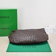 Bottega Veneta Jodie Dark Brown Leather Bag - 48x40x16cm - 4