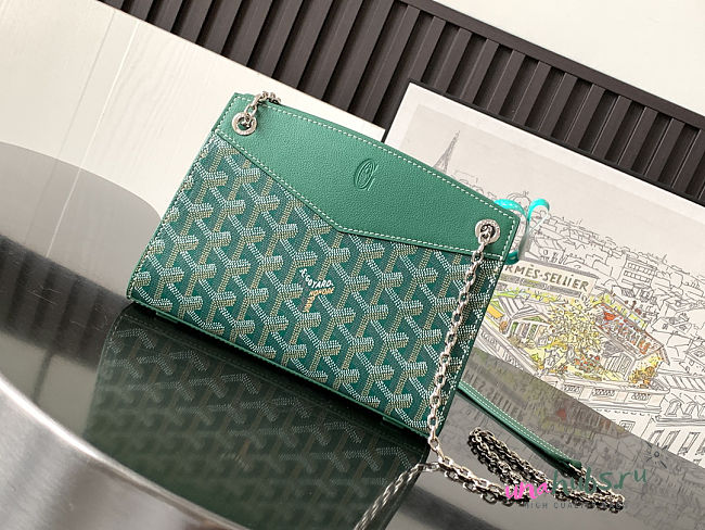 Goyard Rouette HandBag green 20.5x15x6.5cm - 1