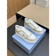 Prada Downtown Bold Leather Sneakers - 1
