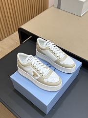 Prada Downtown Bold Leather Sneakers - 5