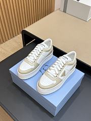 Prada Downtown Bold Leather Sneakers - 4