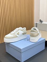 Prada Downtown Bold Leather Sneakers - 3