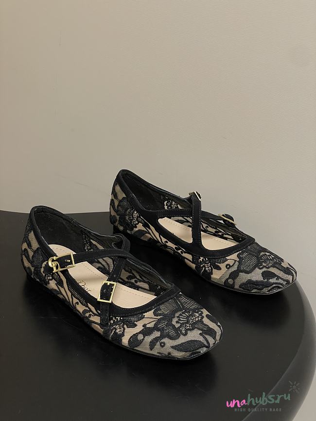 Dior Very Ballet Flat Black - 1