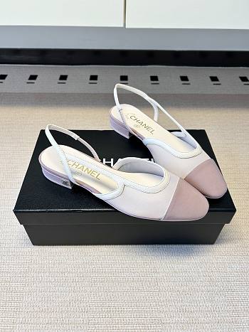 Chanel Slingback Pink Flat